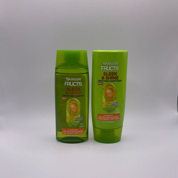 Garnier Sleek and Shine Hair Shampoo & Conditioner Travel Duo 2 PCS. Set - Picture 9 of 11